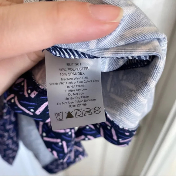 TITLE NINE Wrapper's Delight Dress Pallay Print Size Small Purple Outdoor - Picture 7 of 8